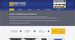 Desktop Screenshot of discountpoolshop.com.au
